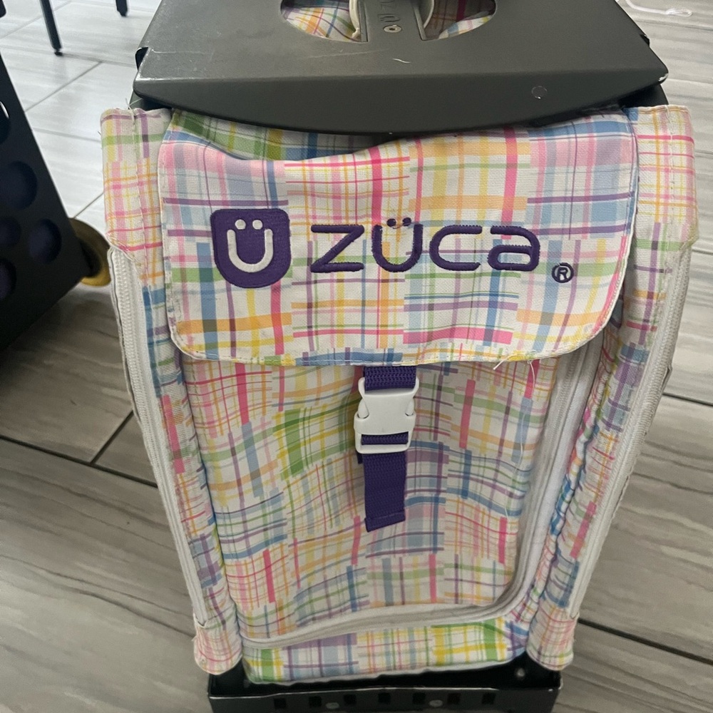 ZÜCA Plaid Rolling Bag